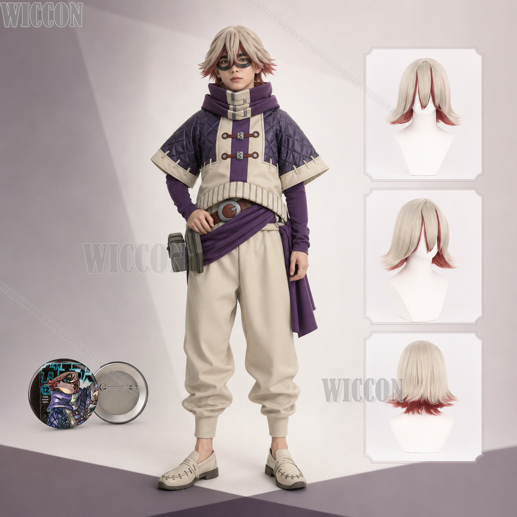 Men'S Suit Accessories - Fu Orostor Anime Gachiakuta Cosplay Outfit