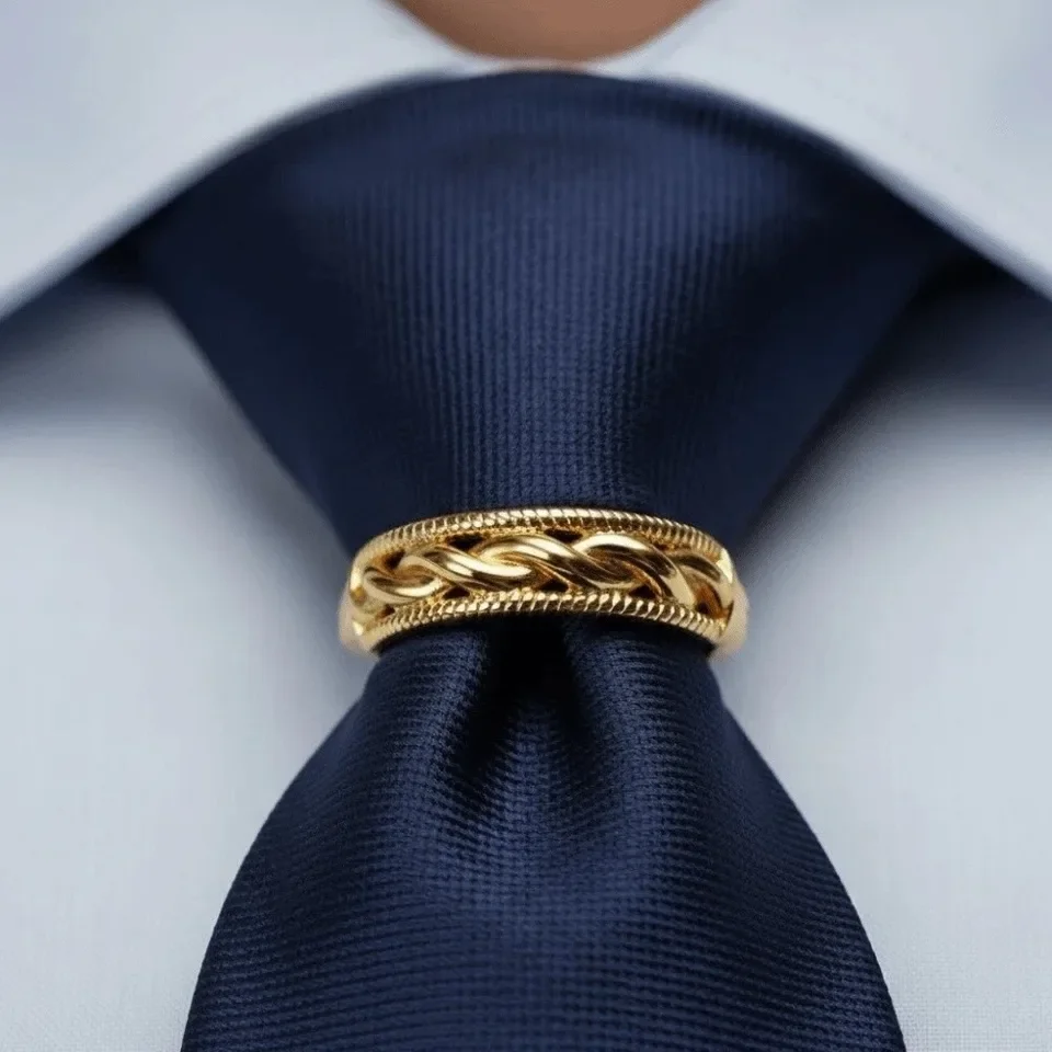 Men'S Suit Accessories - Creative Alloy D-shaped Tie Buckle Cuff