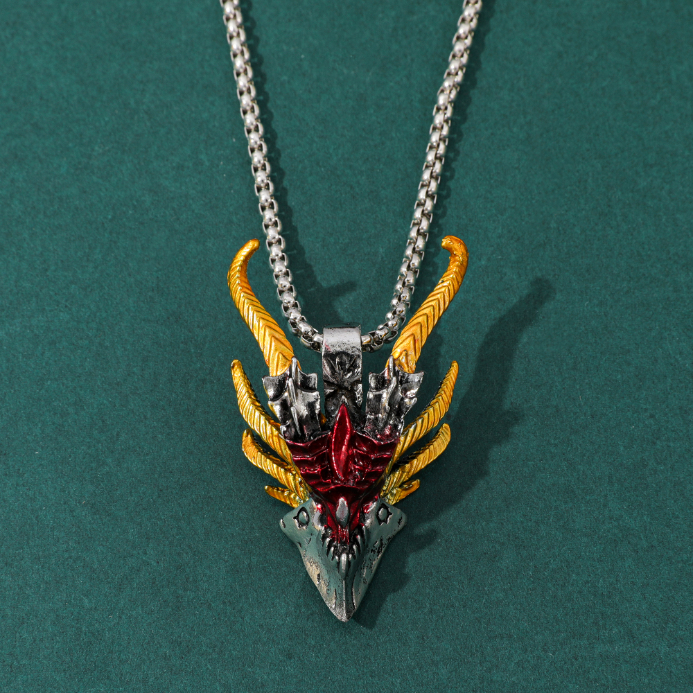 Men'S Accessories And Jewelry - Retro Hip-Hop Evil Dragon Head Pendant
