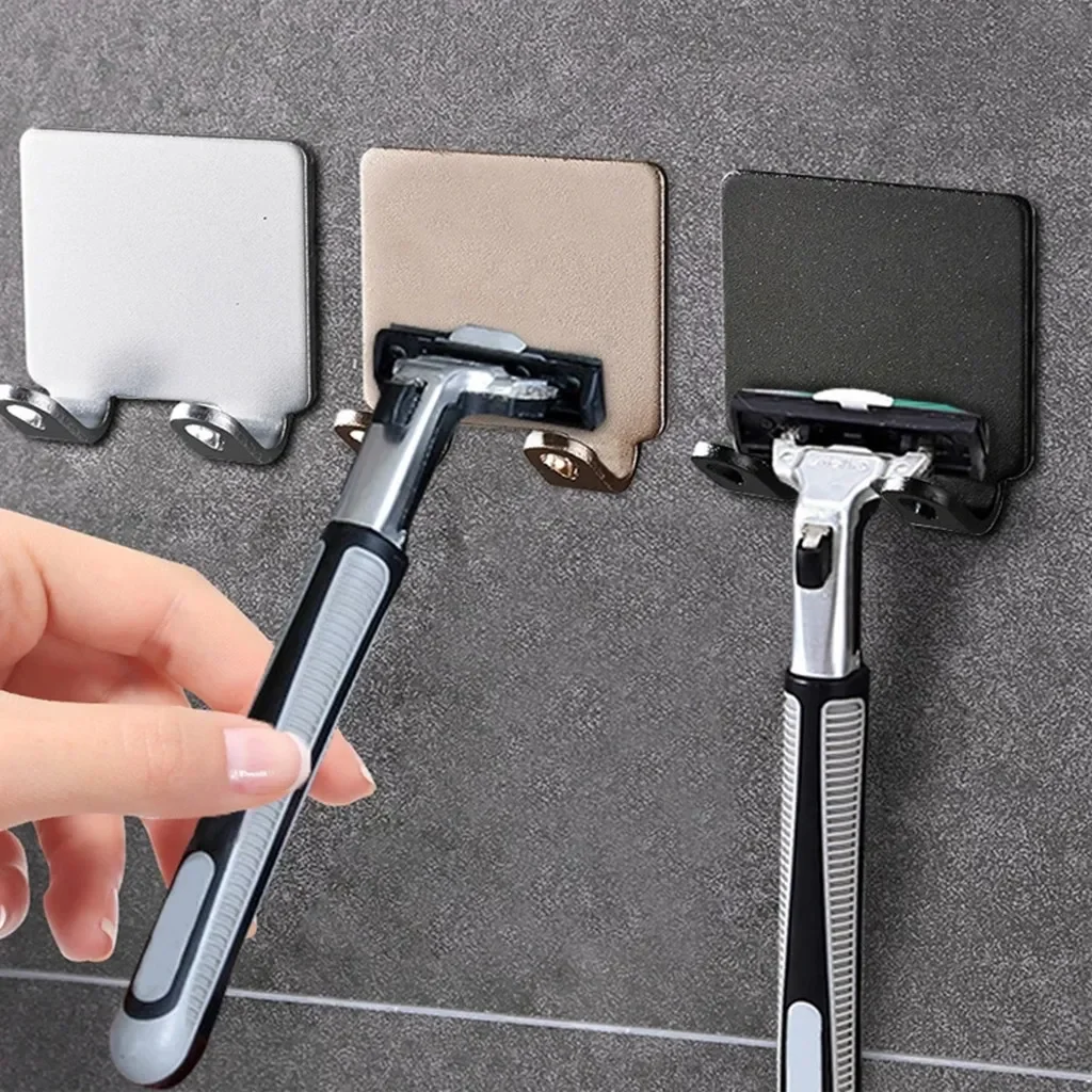 Men'S Accessories Rack - Bathroom Stainless Steel Razor Holder Storage