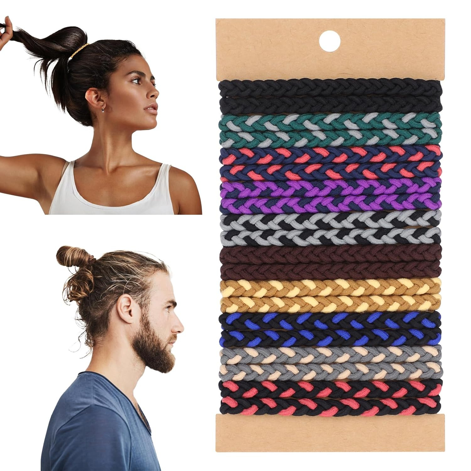 Men Accessories Hand - 10pcs Boho Hair Ties Bracelets No-Damage