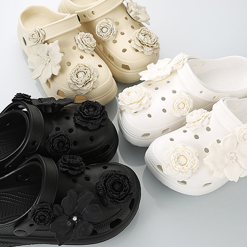 Men Accessories Bouquet - 8/17Pcs DIY 3D Flowers Shoes Decorations