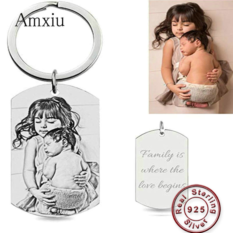 Men Accessories Photos - Amxiu Custom Photo 925 Sterling Silver