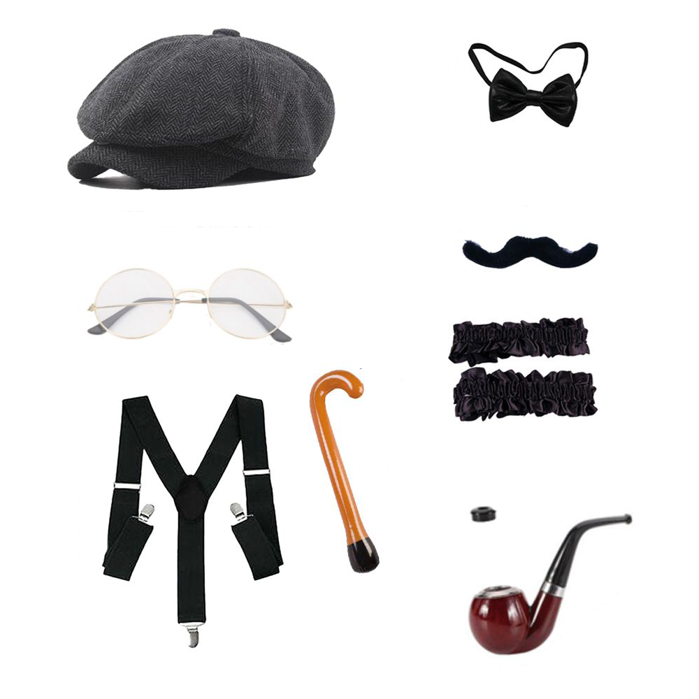 Men'S Accessories In The 1920S - PESENAR Old Man Costume Accessories Set