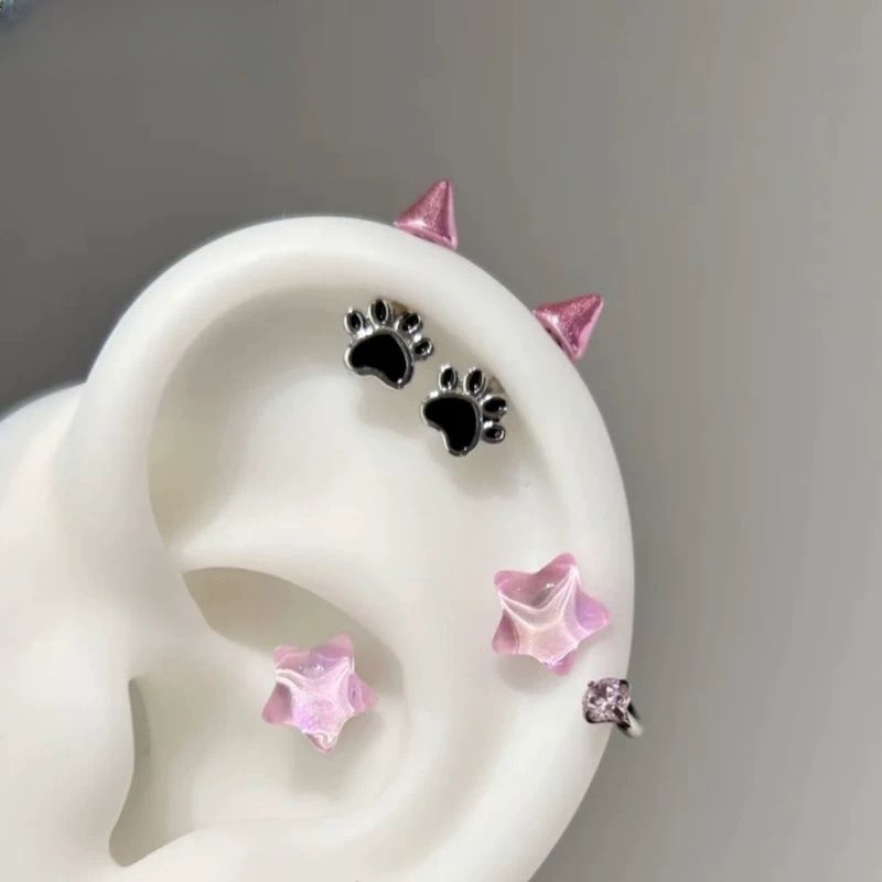 New Sale 1pair Cute Cat Paw De - Men'S Accessories Jewelry Sale avaliação e preço