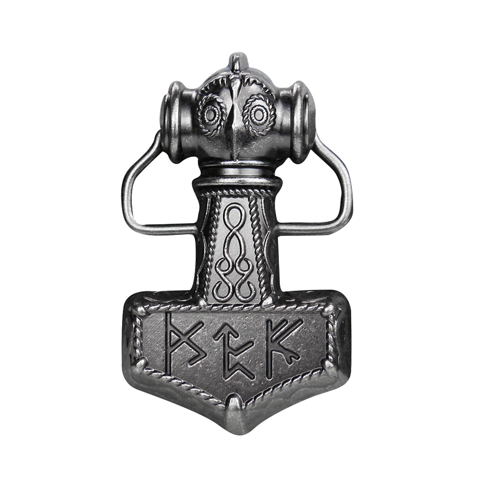 Western Odin Hammer Belt Buckl - Men'S Viking Accessories avaliação e preço