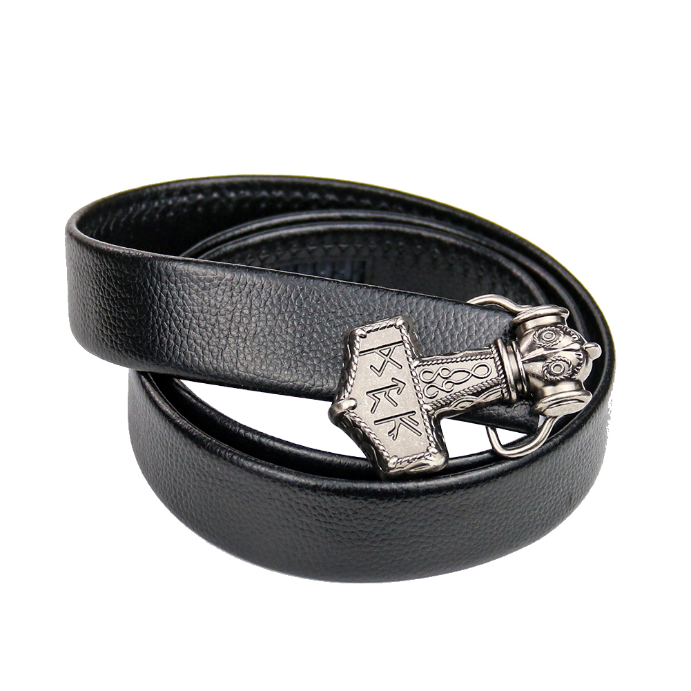 Western Odin Hammer Belt Buckl - Men'S Viking Accessories avaliação e preço