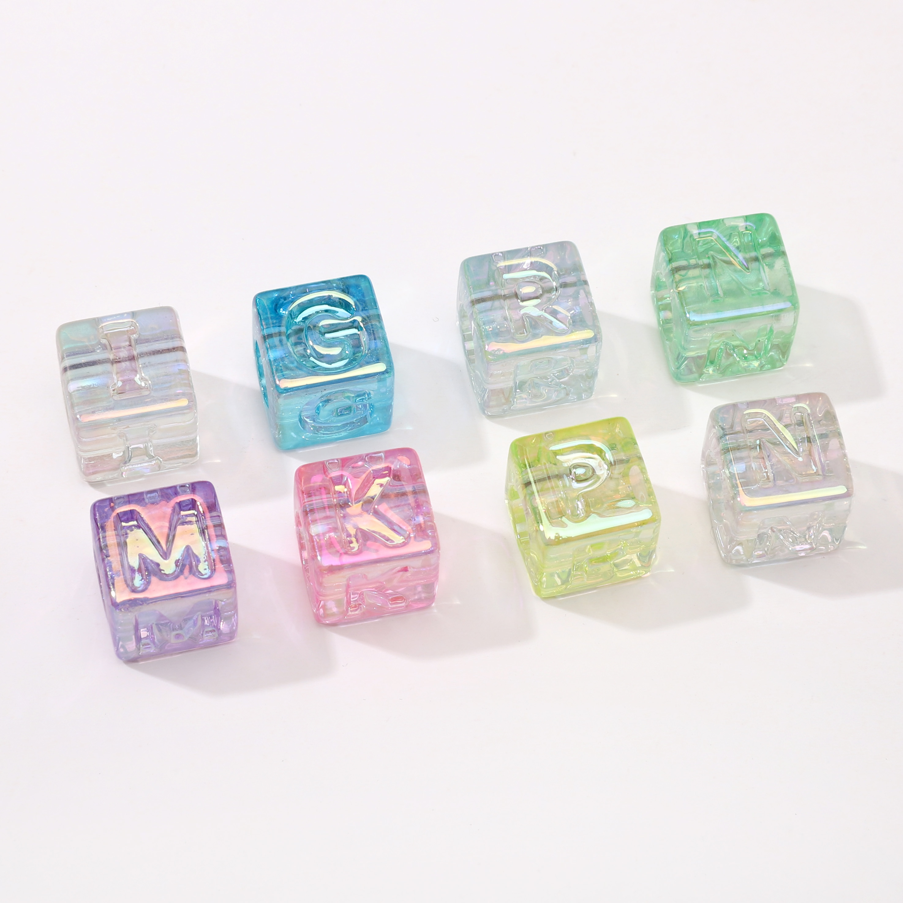 10Pcs beading Colorful Clear L - Men'S Accessories And Jewelry avaliação e preço
