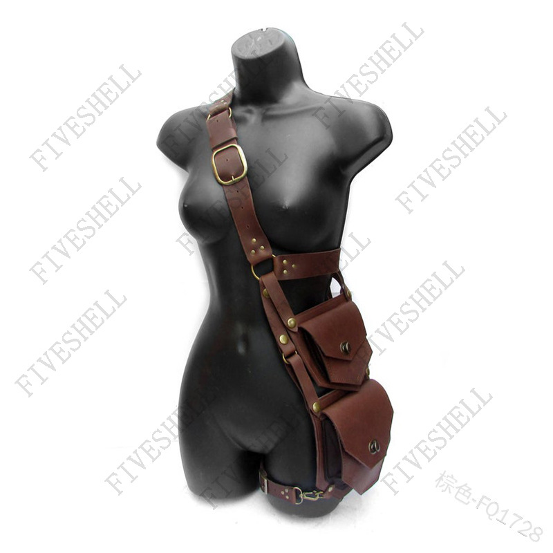 Medieval Renaissance Waist PU  - Men'S Viking Accessories avaliação e preço