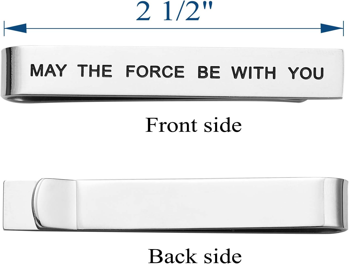 Stainless Steel Tie Clip - Pol - Men Accessories Usa avaliação e preço