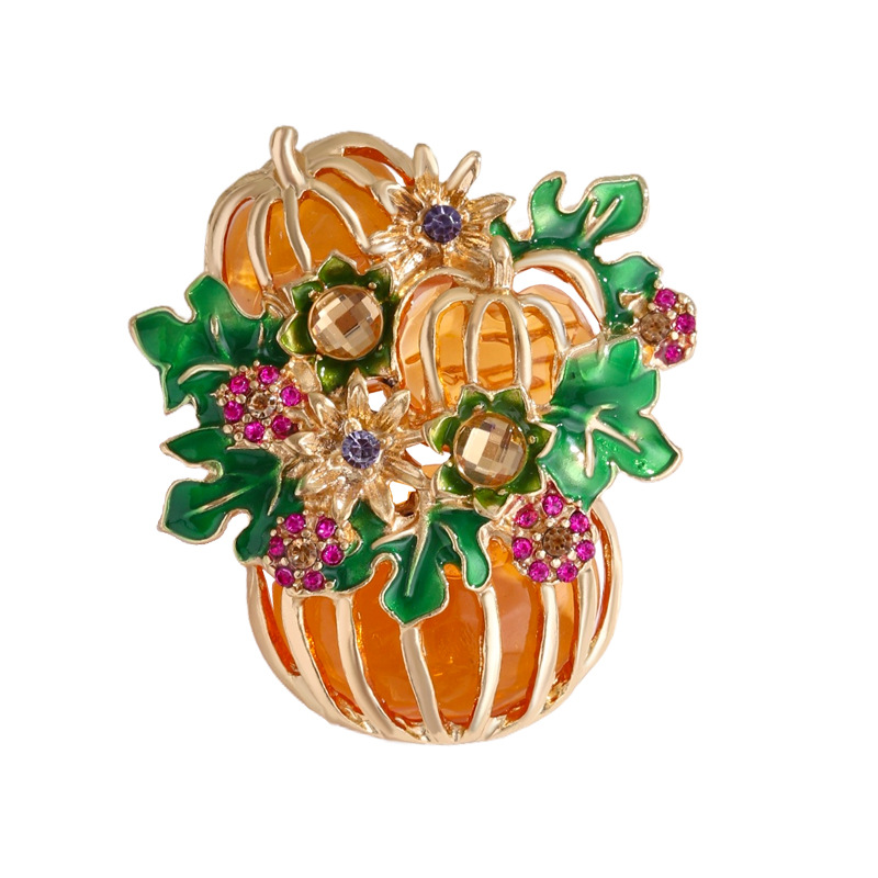 Enamel Pumpkin Flower Bouquet  - Men Accessories Bouquet avaliação e preço