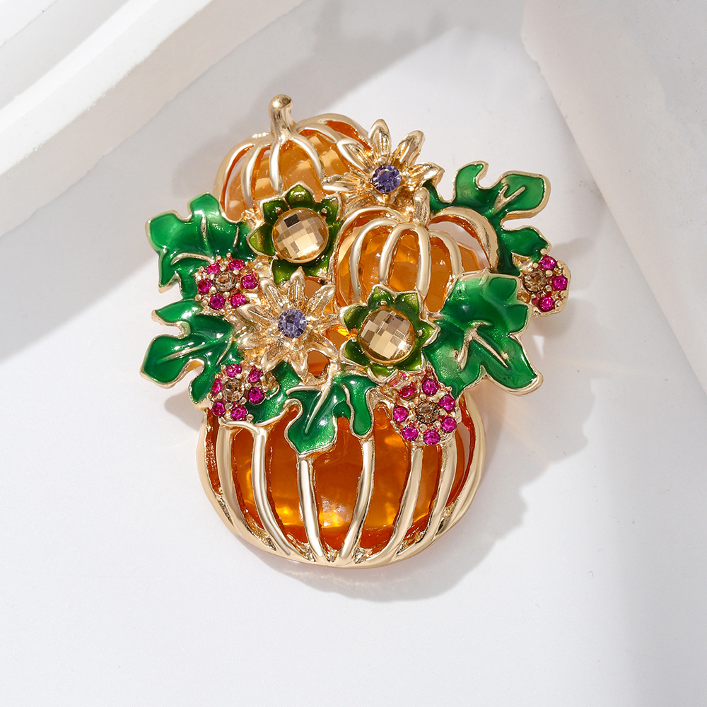 Enamel Pumpkin Flower Bouquet  - Men Accessories Bouquet avaliação e preço