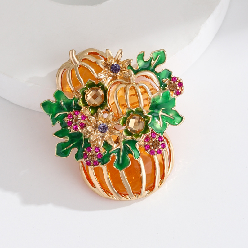 Enamel Pumpkin Flower Bouquet  - Men Accessories Bouquet avaliação e preço