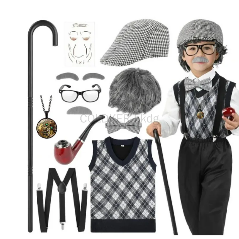 Halloween Festival Old Man Cos - Men'S Accessories In The 1920S avaliação e preço
