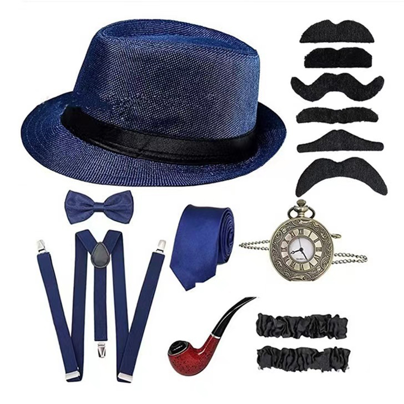 Halloween Cosplay 1920s Men Ac - Men'S Accessories In The 1920S avaliação e preço