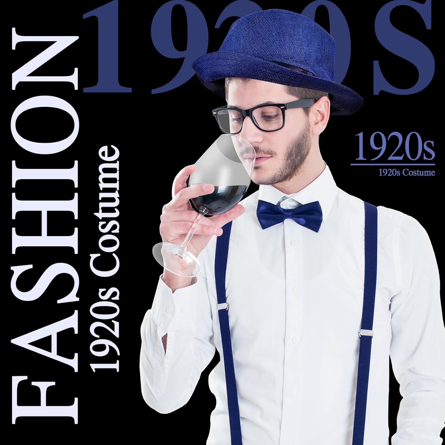 Halloween Cosplay 1920s Men Ac - Men'S Accessories In The 1920S avaliação e preço