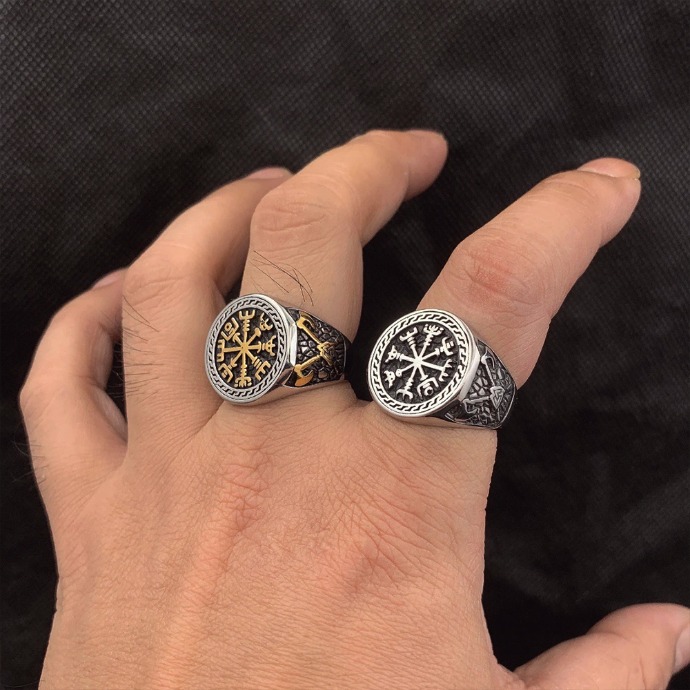 Vintage Viking Men Rings Stain - Men'S Viking Accessories avaliação e preço