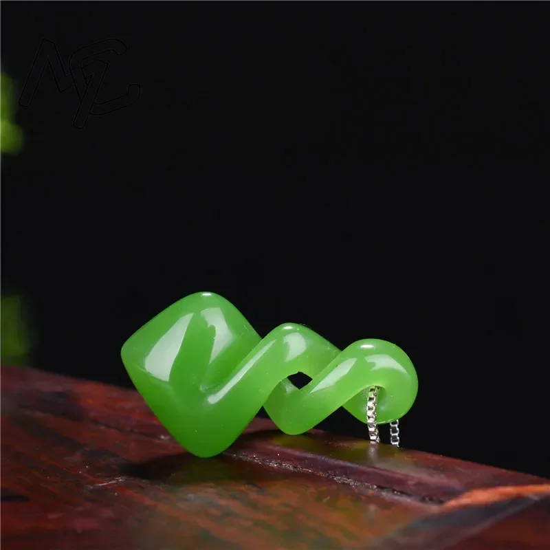 Natural Hetian Jade Green Colo - Men Accessories Hand avaliação e preço
