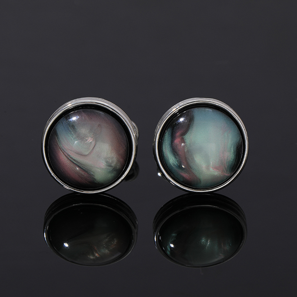 Round Crystal Cufflinks for Me - Men'S Suit Accessories avaliação e preço