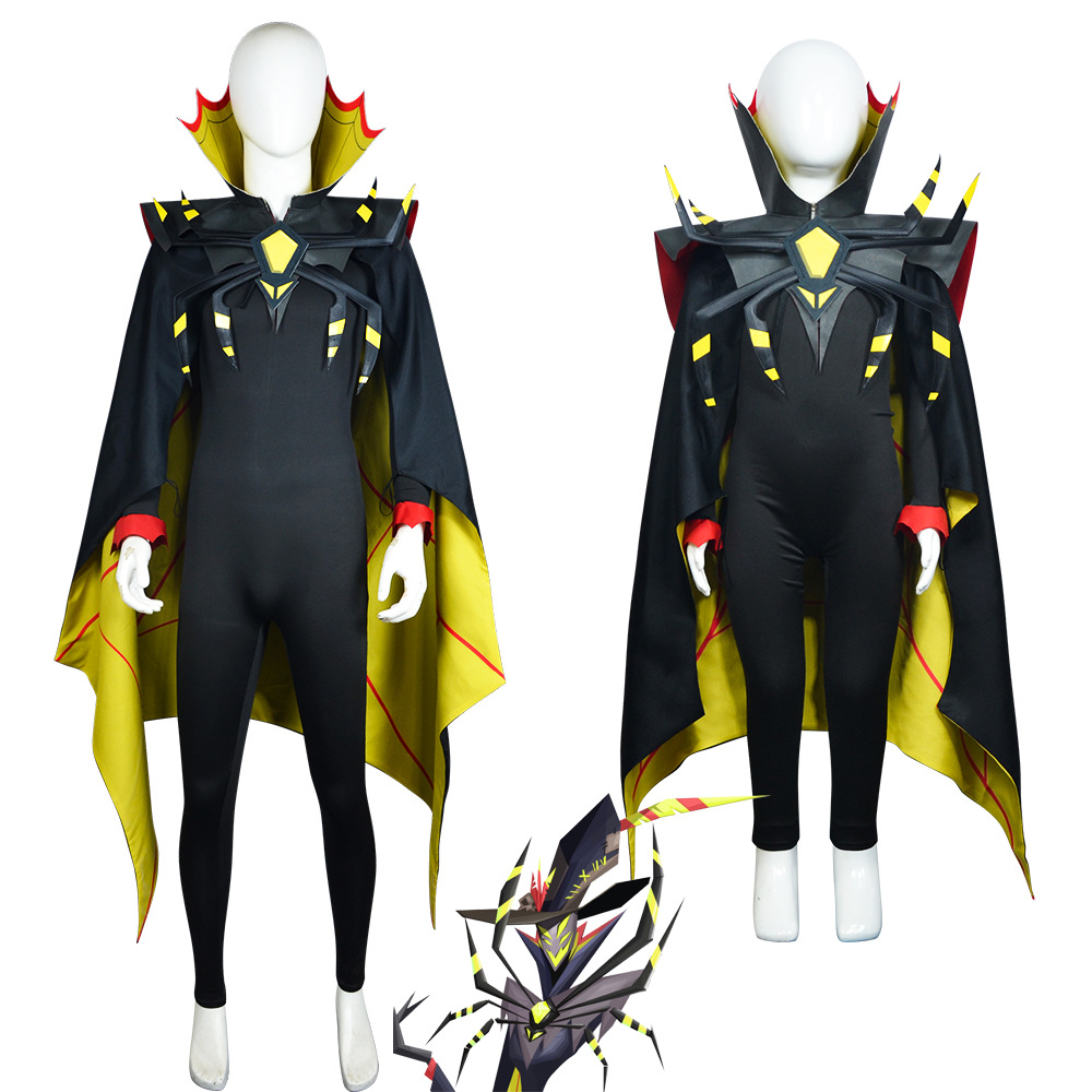 Hazbin Hotel Cosplay Costume S - Men'S Suit Accessories avaliação e preço