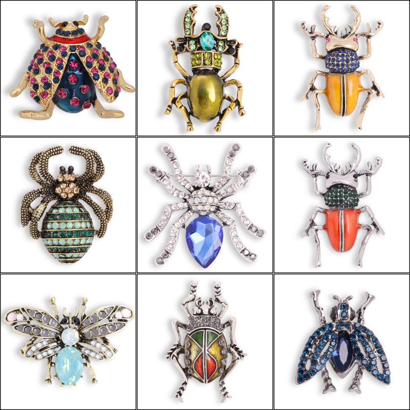 Hot sale punk insect luxury br - Men'S Accessories Jewelry Sale avaliação e preço