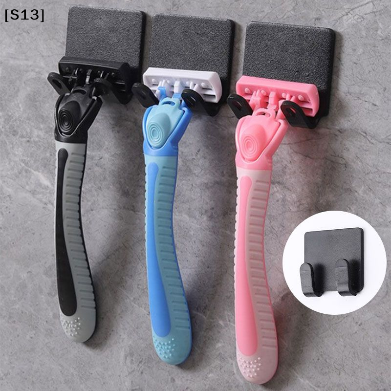 2pcs Punch Free Razor Holder t - Men'S Accessories Rack avaliação e preço