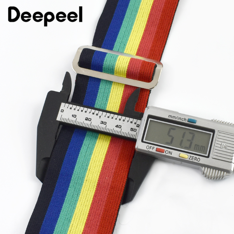 1Pc 5cm Wide Rainbow Men's Sus - Men'S Accessories Types avaliação e preço