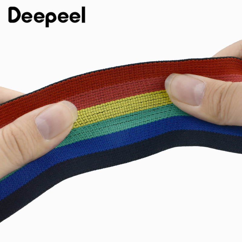 1Pc 5cm Wide Rainbow Men's Sus - Men'S Accessories Types avaliação e preço