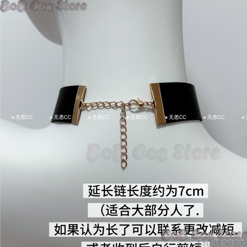 9S Choker Game Nie Cosplay Cos - Men'S Suit Accessories avaliação e preço