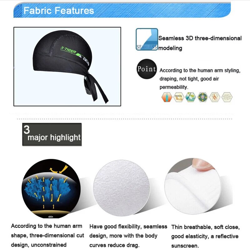X-TIGER Cycling Hat 100% Polye - X Men Accessories avaliação e preço