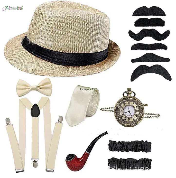 Halloween Party Great Gatsby C - Men'S Accessories In The 1920S avaliação e preço