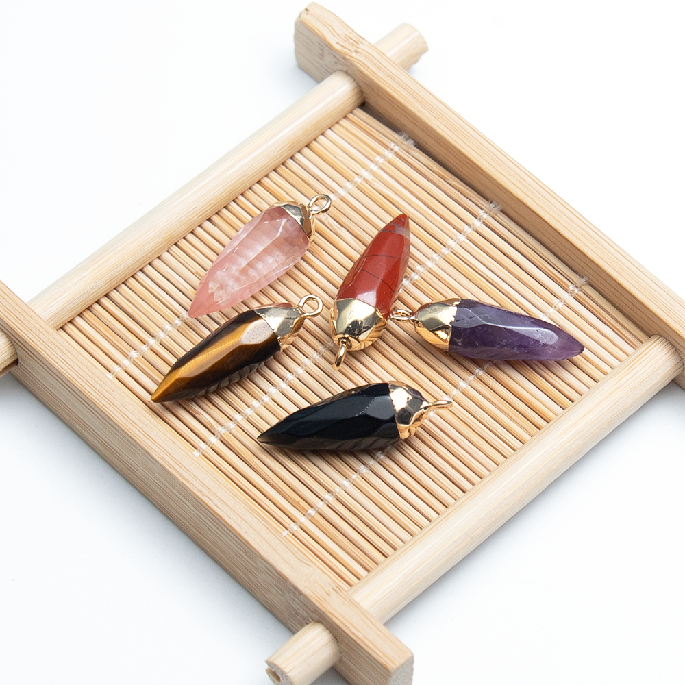 Natural Stone Teardrop Shape P - Men'S Accessories Types avaliação e preço