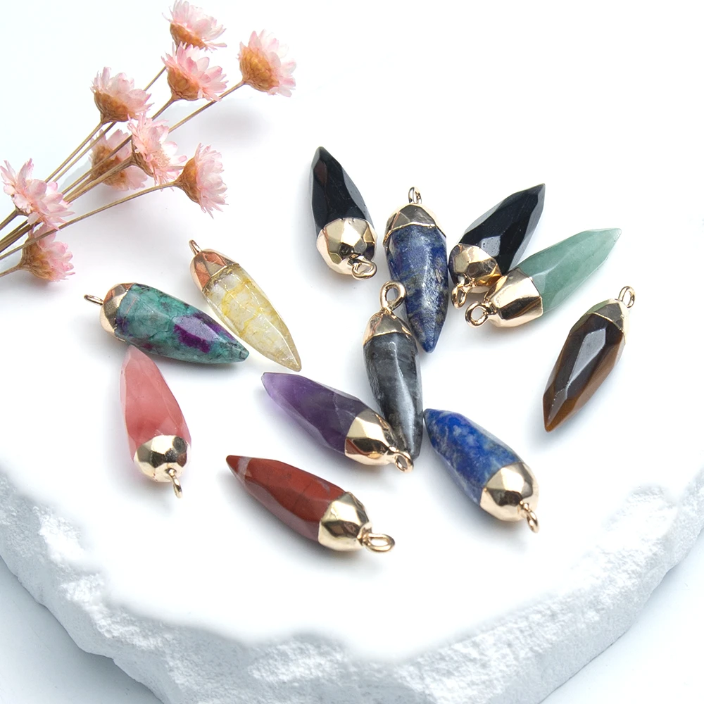Natural Stone Teardrop Shape P - Men'S Accessories Types avaliação e preço