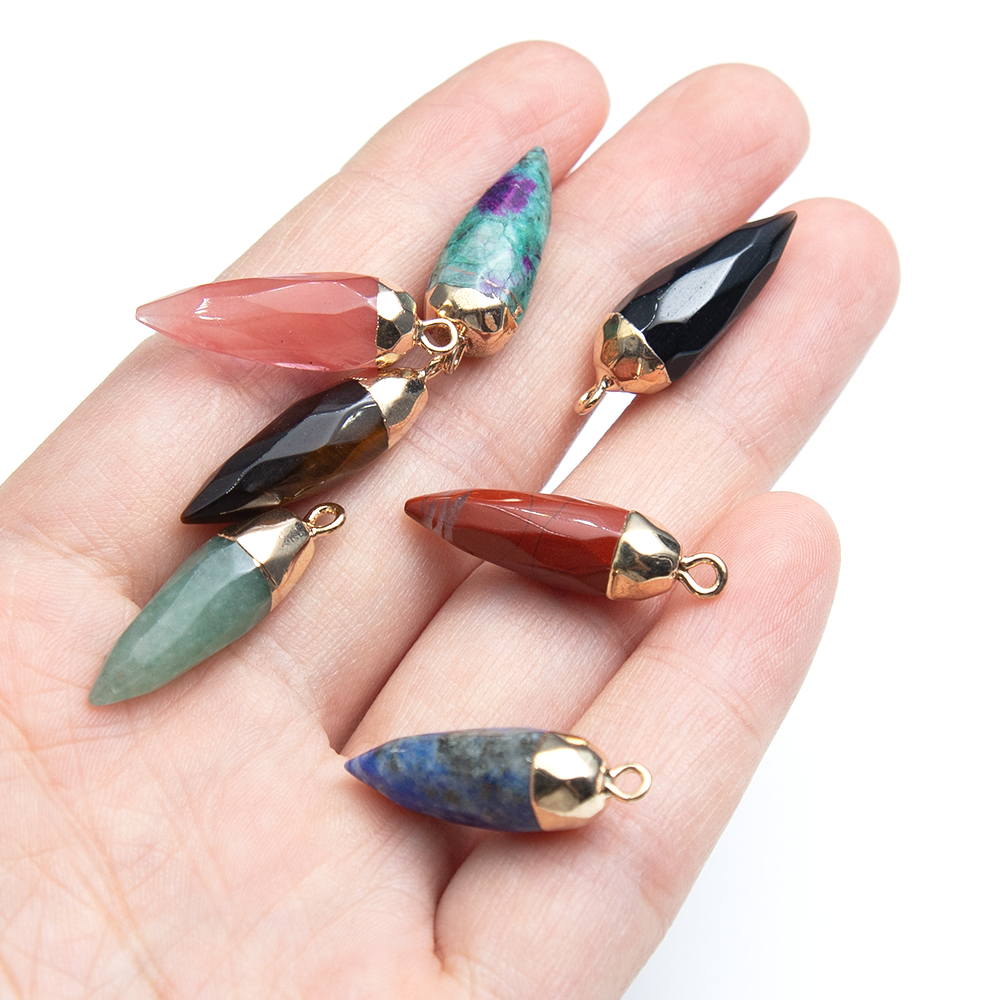 Natural Stone Teardrop Shape P - Men'S Accessories Types avaliação e preço