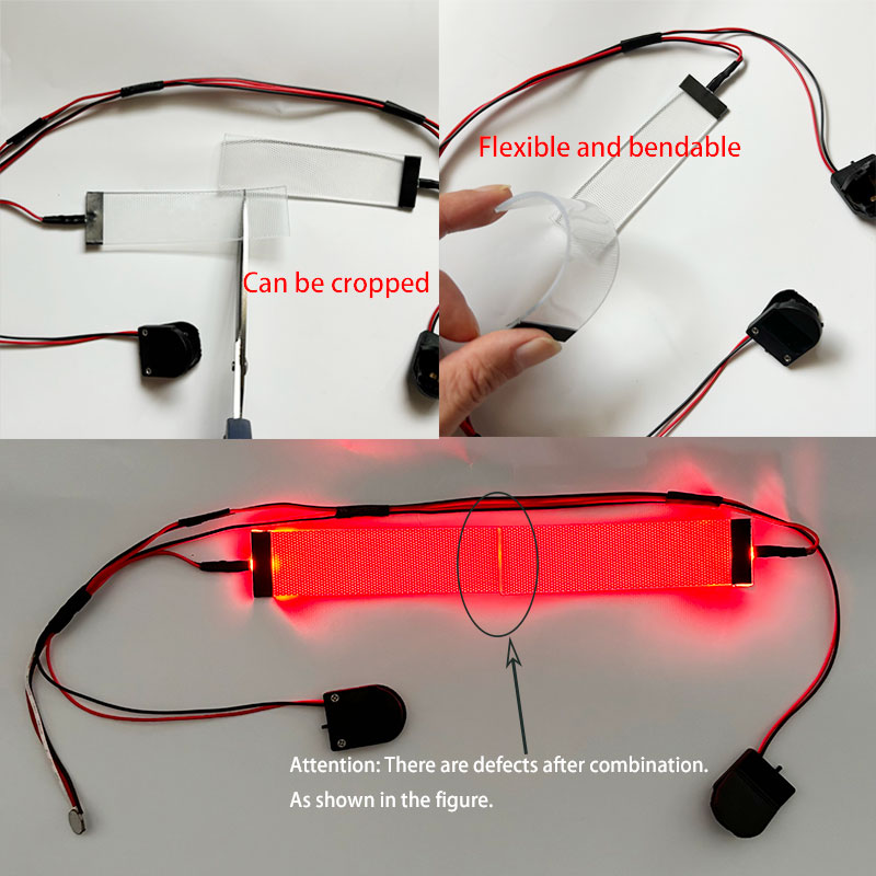 Red Flexible Bendable DIY LED  - X Men Accessories avaliação e preço
