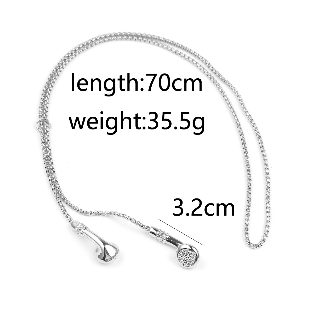 Fashion Hip Hop Charm Music He - Men Accessories Photos avaliação e preço