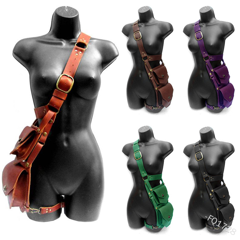 Medieval Pouch Bag Belt Leathe - Men'S Viking Accessories avaliação e preço