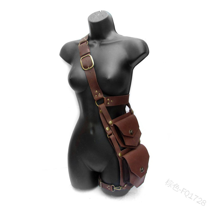Medieval Pouch Bag Belt Leathe - Men'S Viking Accessories avaliação e preço