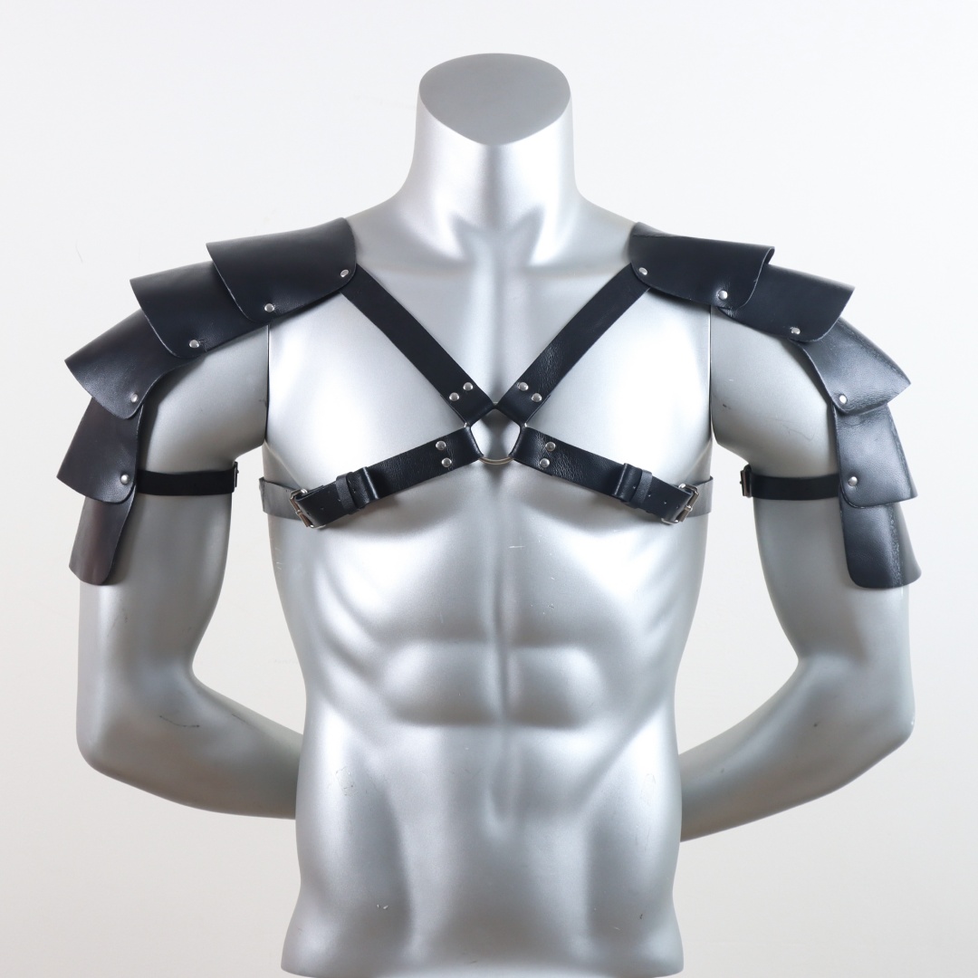 Men Medieval PU Leather Should - Men'S Viking Accessories avaliação e preço