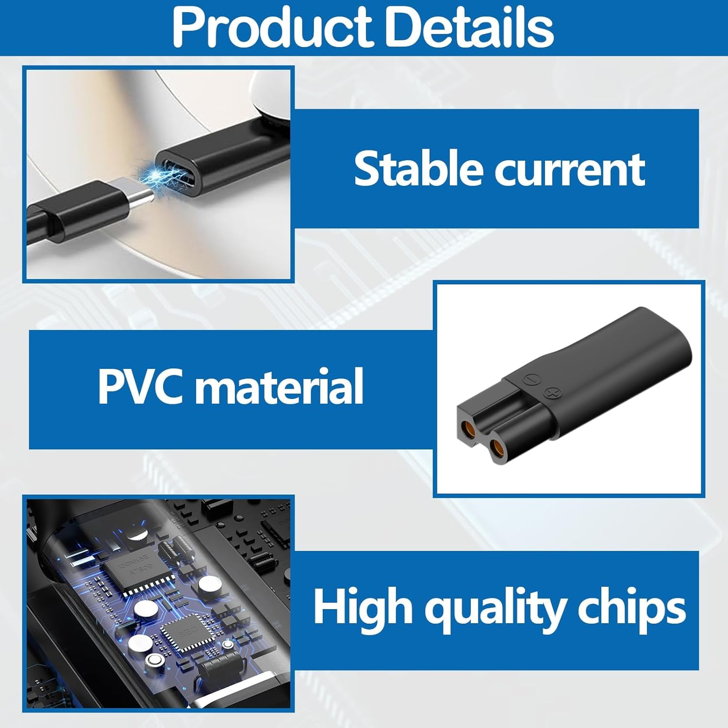 6 PCS Type-C USB Adapter Repla - Men'S Accessories Types avaliação e preço