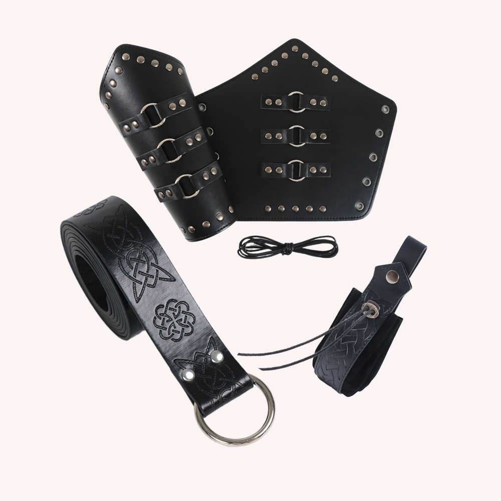 Men Arm Armor PU Leather Medie - Men'S Viking Accessories avaliação e preço