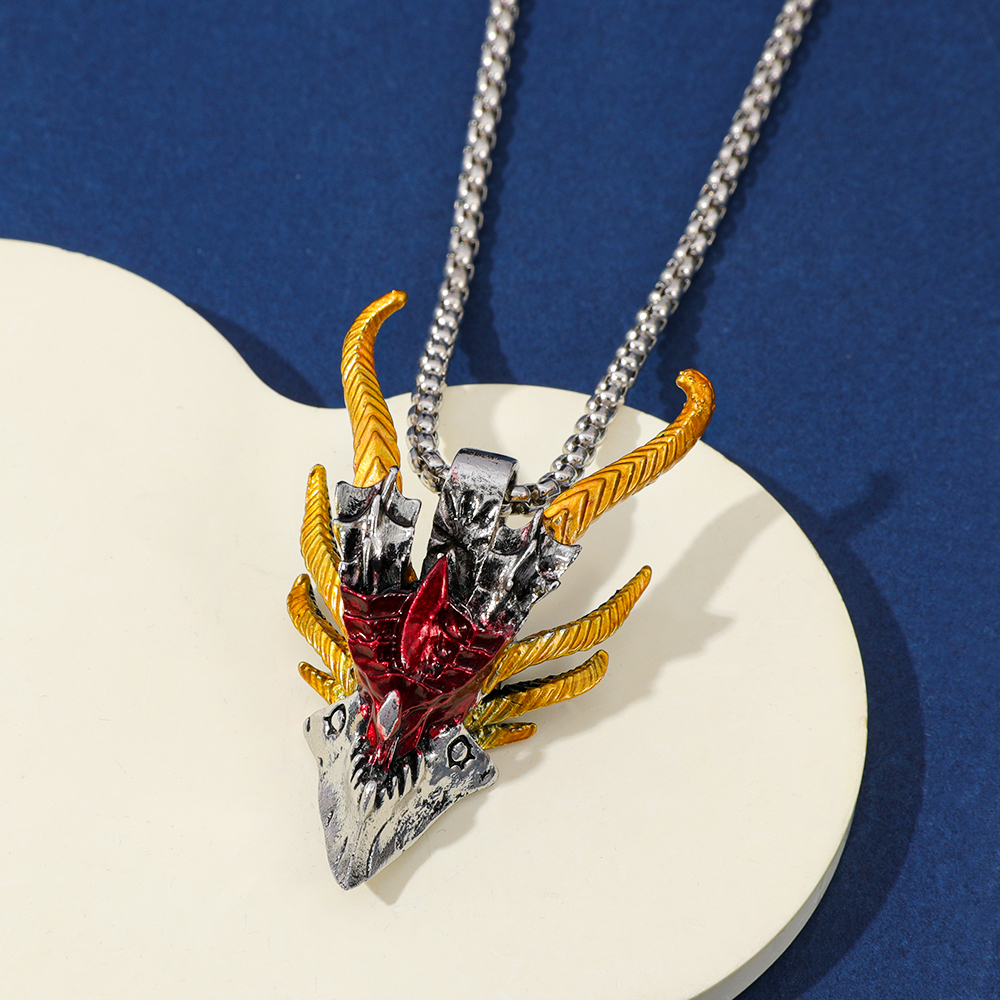 Retro Hip-Hop Evil Dragon Head - Men'S Accessories And Jewelry avaliação e preço