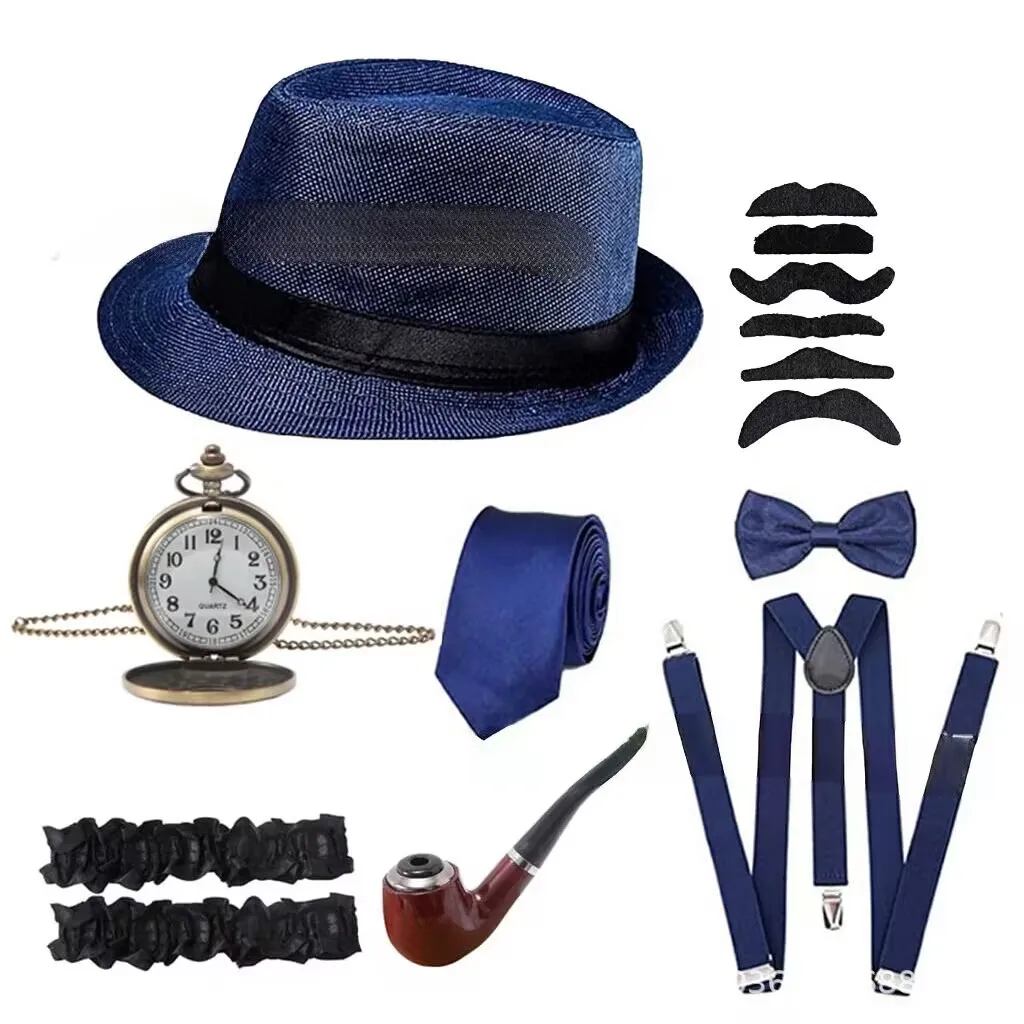 Men Party Props 1920S Theme Co - Men'S Accessories In The 1920S avaliação e preço