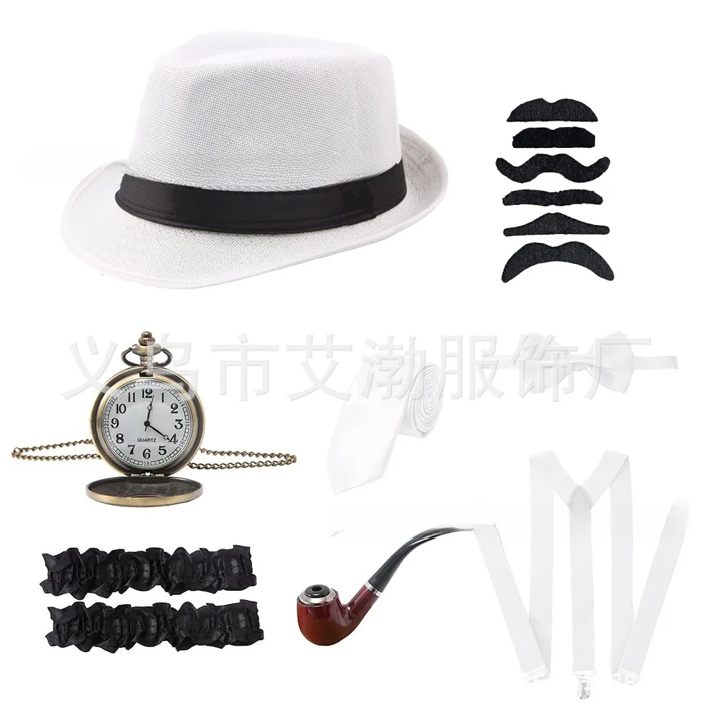 Men Party Props 1920S Theme Co - Men'S Accessories In The 1920S avaliação e preço