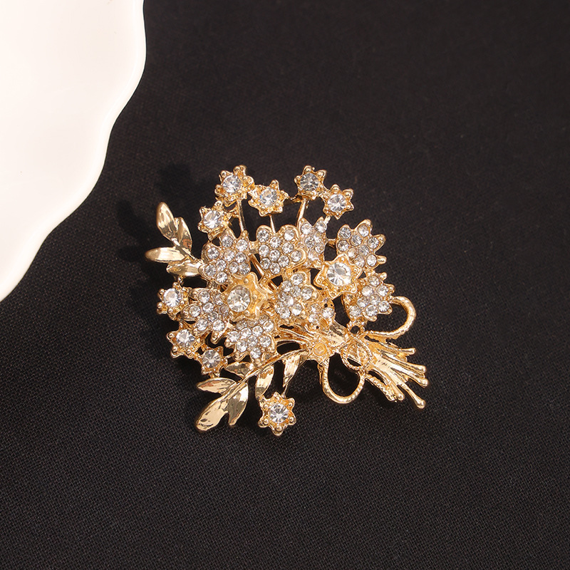 Luxury Brooches for Women Men  - Men Accessories Bouquet avaliação e preço