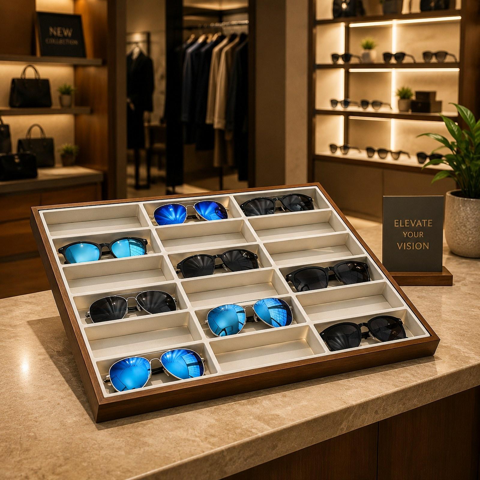 Glasses Display Tray Eyewear S - Men Accessories In Store avaliação e preço