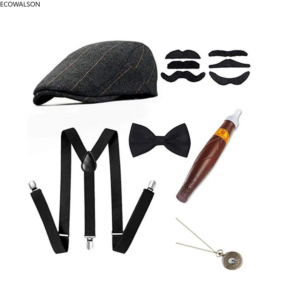 5 Pieces Stage Clothing Access - Men'S Accessories In The 1920S avaliação e preço