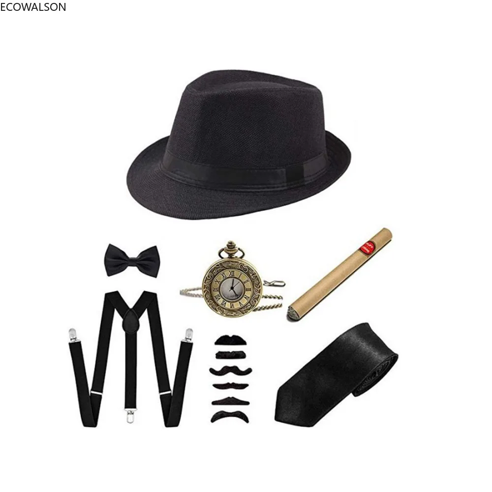 5 Pieces Stage Clothing Access - Men'S Accessories In The 1920S avaliação e preço