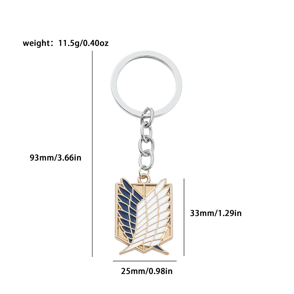 Anime Attack on Titan Enamel B - Men'S Accessories And Jewelry avaliação e preço