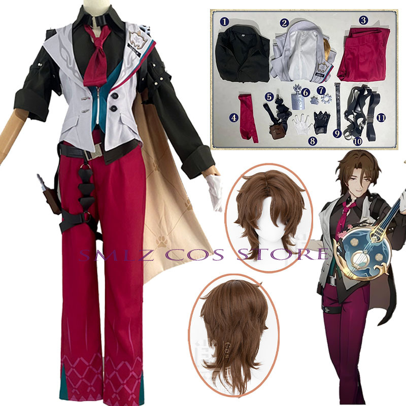 Gallagher Cosplay Honkai Star  - Men'S Suit Accessories avaliação e preço